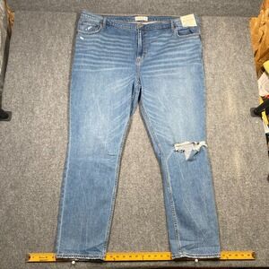 Abercrombie & Fitch Womens The 90s Slim Straight Ultra High Rise‎ 37x24